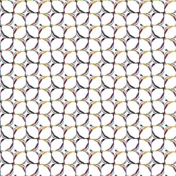 Бесшовный Шаблон Абстрактный Фон Геометрическим Цветочным Ручным Рисованием Арабском Стиле — стоковый вектор
