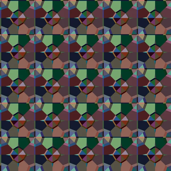 Fondo Abstracto Patrón Tejido Color Textura Cuadros Modernos Ilustración Geométrica — Vector de stock