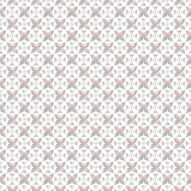 Geometrik şekilli kusursuz desen vektör çizimi