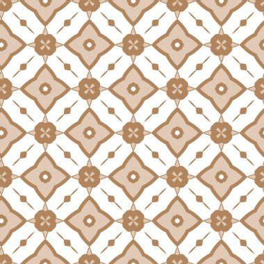 Geometrik şekilli kusursuz desen vektör çizimi