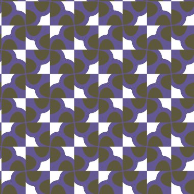 Geometrik şekilli kusursuz desen vektör çizimi