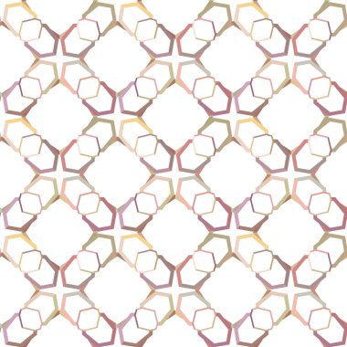 Geometrik şekilli kusursuz desen vektör çizimi