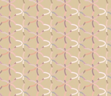 Geometrik şekilli kusursuz desen vektör çizimi