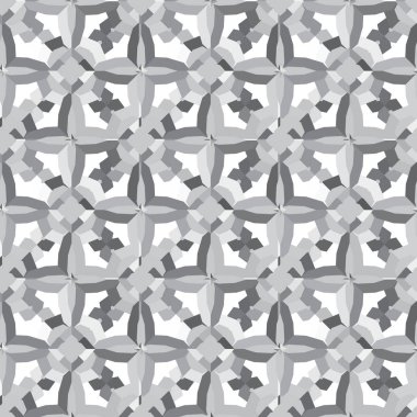 Geometrik şekilli kusursuz desen vektör çizimi