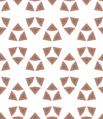 Geometrik şekilli kusursuz desen vektör çizimi