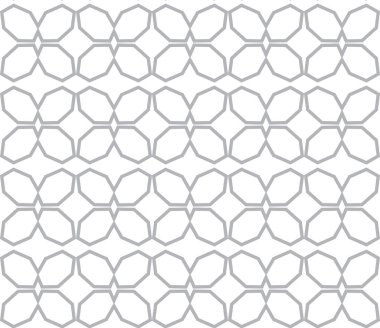 Geometrik şekilli kusursuz desen vektör çizimi