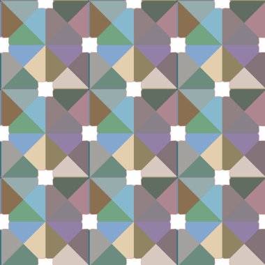 Geometrik şekilli kusursuz desen vektör çizimi