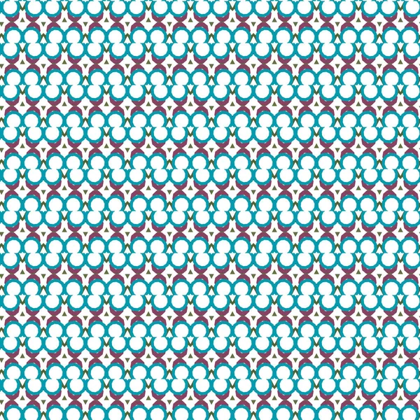 Nahtlose Muster Mit Geometrischen Formen Vektorillustration — Stockvektor