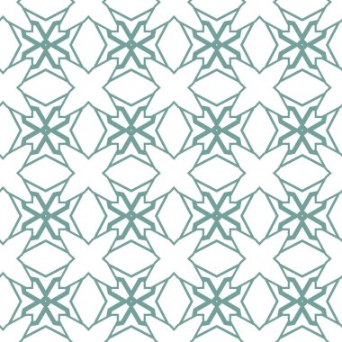 Geometrik şekilli kusursuz desen, vektör illüstrasyonu