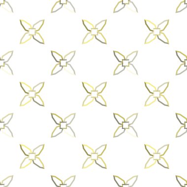 Geometrik şekilli kusursuz desen vektör çizimi