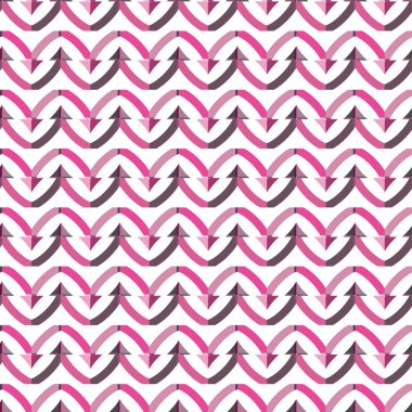 Geometrik şekilli kusursuz desen vektör çizimi