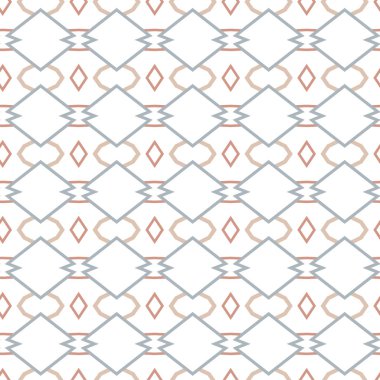 Geometrik şekilli kusursuz desen vektör çizimi