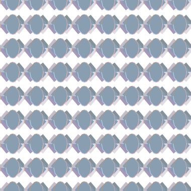 Geometrik şekilli kusursuz desen vektör çizimi