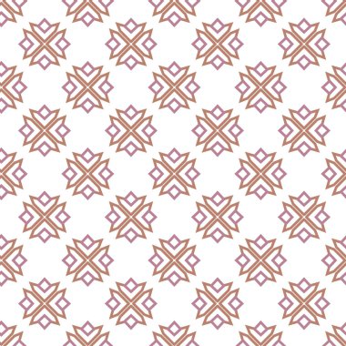 Geometrik şekilli kusursuz desen vektör çizimi