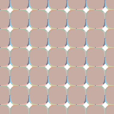 Geometrik şekilli kusursuz desen vektör çizimi