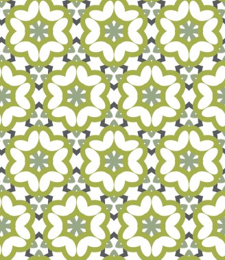 Geometrik şekilli kusursuz desen vektör çizimi