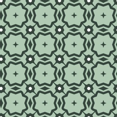 Geometrik şekilli kusursuz desen vektör çizimi