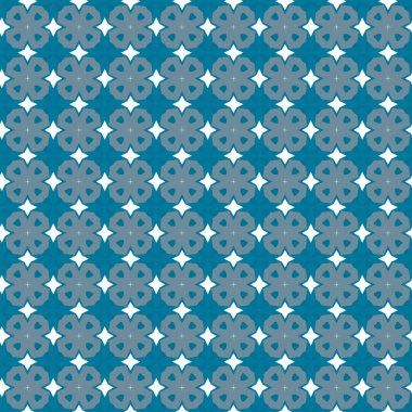 Geometrik şekilli kusursuz desen vektör çizimi