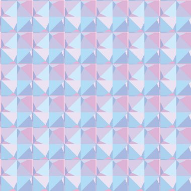 Geometrik şekilli kusursuz desen, vektör illüstrasyonu