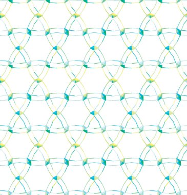Geometrik şekilli kusursuz desen vektör çizimi