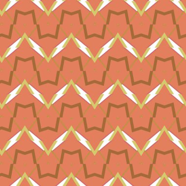 Geometrik şekilli kusursuz desen vektör çizimi