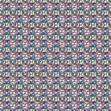 Geometrik şekilli kusursuz desen vektör çizimi