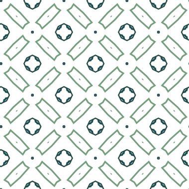 Geometrik şekilli kusursuz desen vektör çizimi