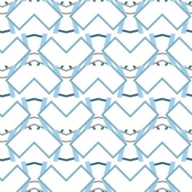 Geometrik suluboya doku tekrar modern desen