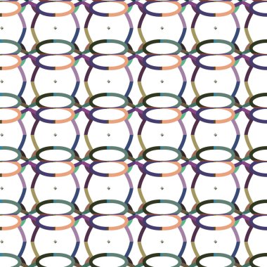 Geometrik şekilli kusursuz desen vektör çizimi