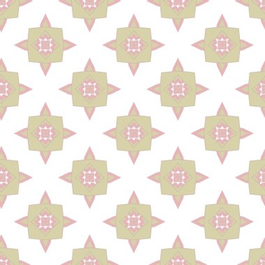 Geometrik şekilli kusursuz desen vektör çizimi