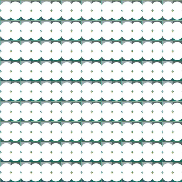 Modello Senza Soluzione Continuità Con Forme Geometriche Illustrazione Vettoriale — Vettoriale Stock