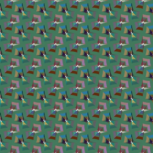Structure Géométrique Abstraite Modèle Ligne Unique Décor Document Textile — Image vectorielle