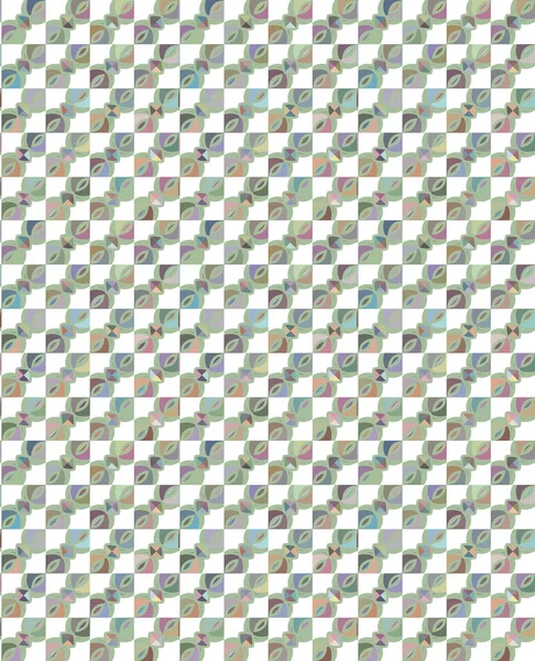 Abstract Texture Multicolored Gingham Pattern Trendy Intersecting Striped Background Geometric — 스톡 벡터