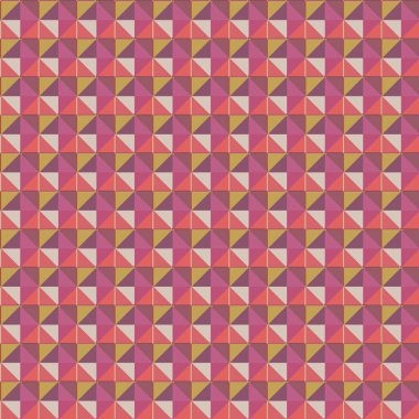 Geometrik şekilli kusursuz desen, vektör illüstrasyonu