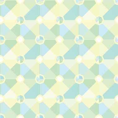 Geometrik şekilli kusursuz desen vektör çizimi