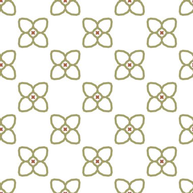 Geometrik şekilli kusursuz desen vektör çizimi