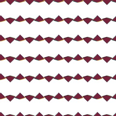 Geometrik şekilli kusursuz desen vektör çizimi