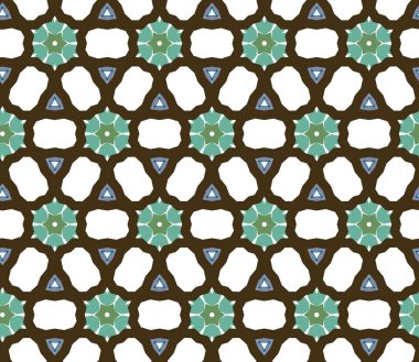 soyut dikişsiz desen, vektör illüstrasyonu 