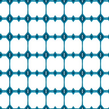Geometrik şekilli kusursuz desen vektör çizimi