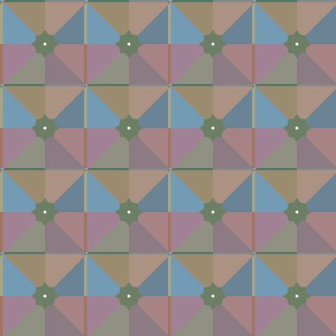 Soyut geometrik şablonun vektör çizimi