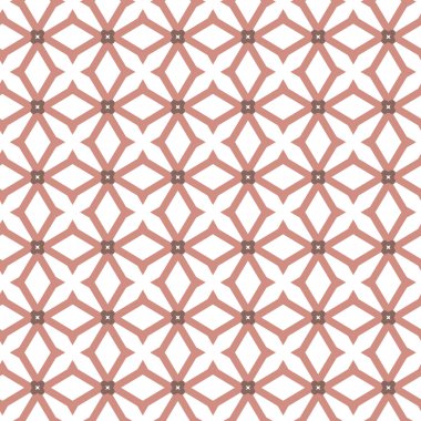 Geometrik şekilli kusursuz desen vektör çizimi