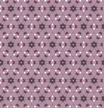 Geometrik şekilli kusursuz desen vektör çizimi