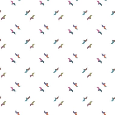 Geometrik şekilli kusursuz desen vektör çizimi