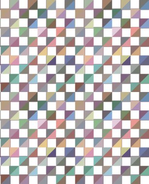 Geometrik şekilli kusursuz desen vektör çizimi