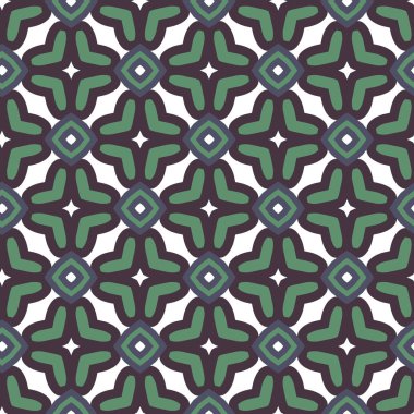 Geometrik şekilli kusursuz desen vektör çizimi