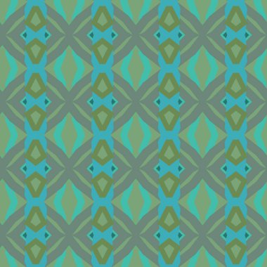 Geometrik şekilli kusursuz desen vektör çizimi