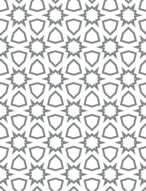Geometrik şekilli kusursuz desen vektör çizimi