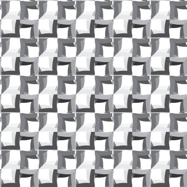 Geometrik şekilli kusursuz desen vektör çizimi