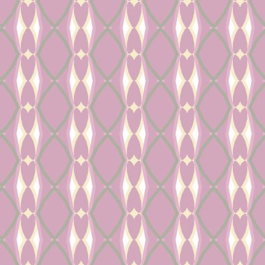 Geometrik şekilli kusursuz desen vektör çizimi