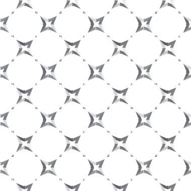 Geometrik şekilli kusursuz desen vektör çizimi